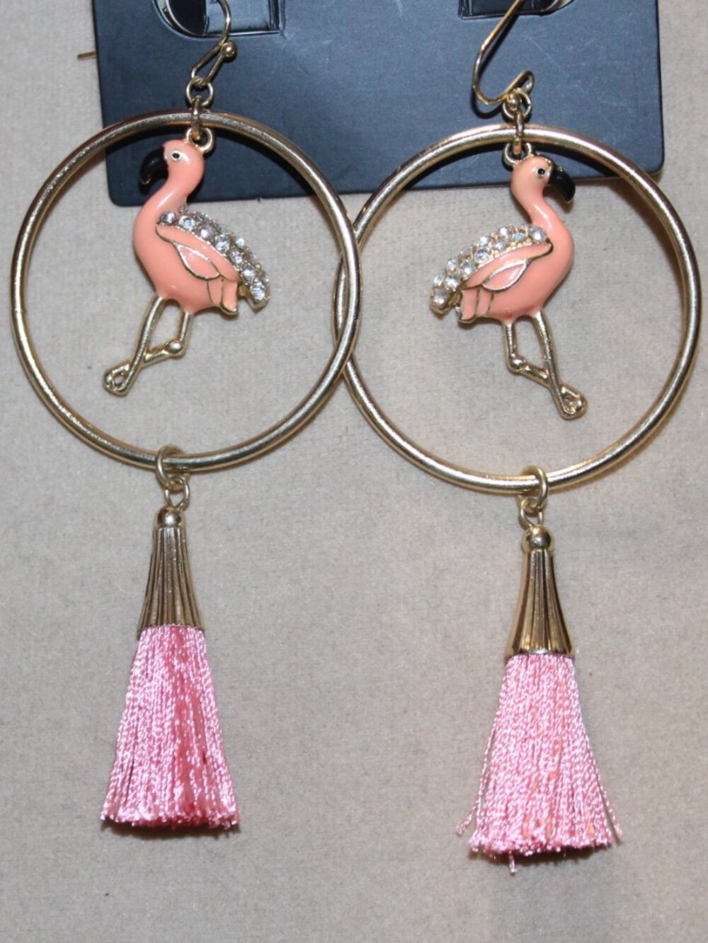 NWT Torrid pink flamingo earrings  FUN!